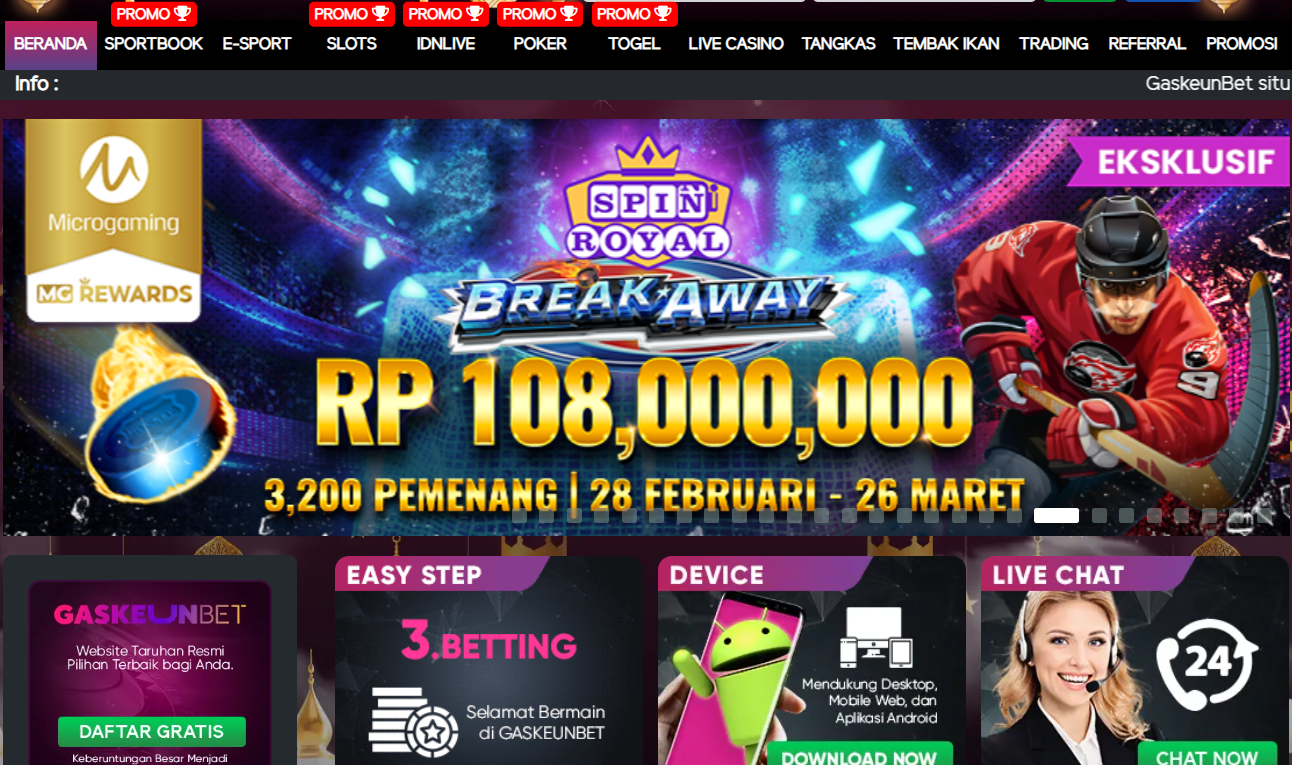 Keberuntungan di Meja Virtual GASKEUNBET